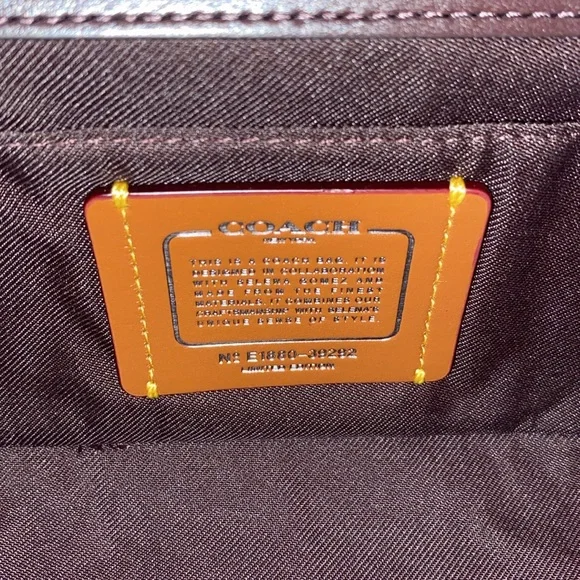 Coach Crystal Selena Gomez Trial Bag/Keychain “NOT PERFECT ALWAYS ME” 2pc Set - Picture 11 of 11